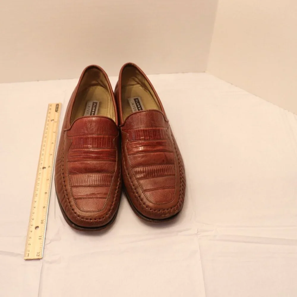 Men's‎ Dress Shoes Florsheim Imperial Genuine Lizard size 91/2 D Made in Brazil